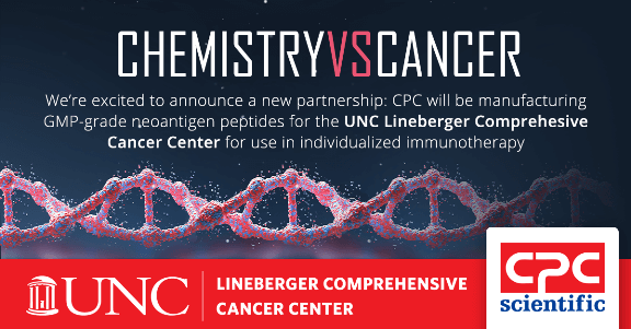 Chinese Peptide Company Inc and UNC Lineberger Comprehensive Cancer Center Announce Neoantigen Peptide Collaboration